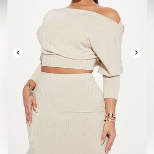 Fashion NOVA
Mila Midi Skirt Set